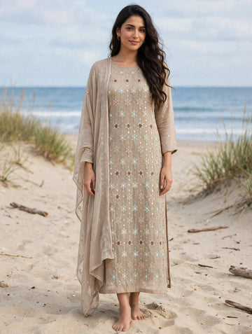 **Luxury Embroidered Chiffon 3 Piece Suit | Premium Festive Collection**