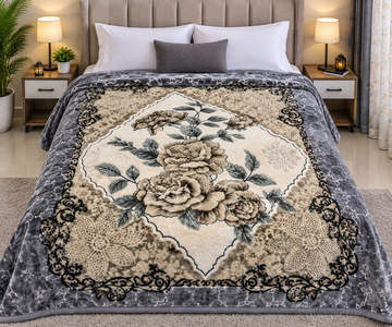 SUPER TAMILON GOLD 5KG-2PLY DOUBLE DEB BLANKET -GREY
